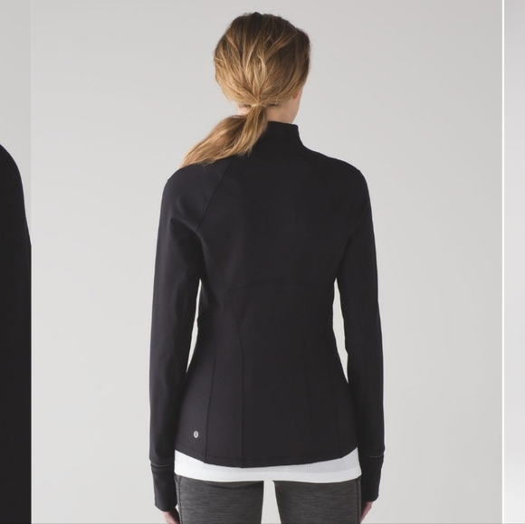 Lululemon Fresh Tracks 1/2 Zip Black Longsleeve Tech Fleece Sz 8 - Picture 11 of 11